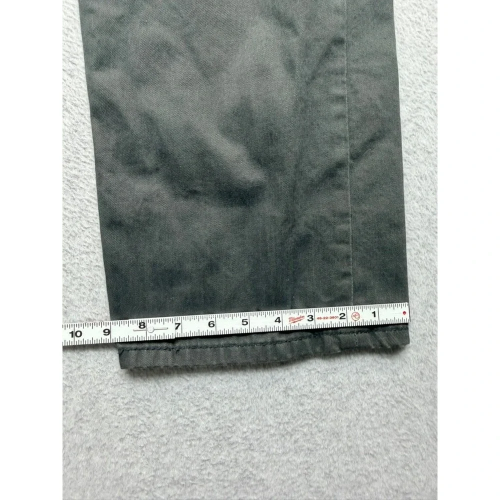 Levis 505 Regular Fit Straight Leg Grey Pants Mens 40x32 Charcoal Twill Chino